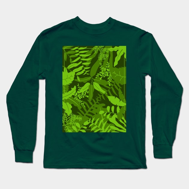 Botanical Botaniac Long Sleeve T-Shirt by Zakaria Azis